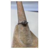 14K VINTAGE LADIES ART DECO RING MISSING STONE