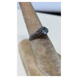 STERLING FILAGREE LADIES RING