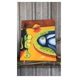 "CATCH OF THE DAY" ON CANVAS