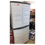 PLASTIC OUTDOOR STORAGE CABINET