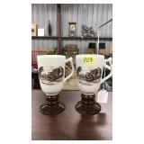 PAIR OF HALL NO 1273 NATIONAL INDUSTRIES MUGS