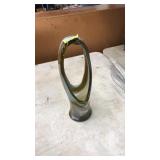 VNTG. MURANO STYLE STRETCHED GLASS VASE