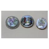 COLL OF THREE BROOCHES