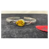STERLING SILVER & SEMI PRECIOUS STONE BRACELET