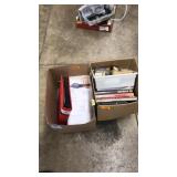 2 BOXES OF ASST BOOKS & MISC AMMO