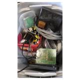 BOX OF ASST ELECTRONICS & PARTS
