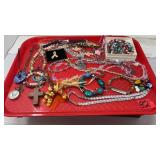 TRAY OF COSTUME JEWELRY