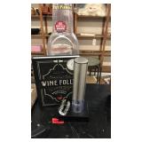 WINE FOLLY BOOK, ELEC WINE OPENER, WVU BANK