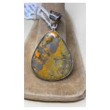 MALIGAN JASPER IN STERLING PENDANT