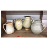 ASST POTTERY PITCHERS