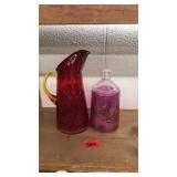 EAGLE PITCHER & CANDY JAR