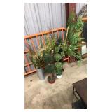 LOT OF ASST. FAUX PLANTS