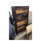 4 STACK MAHOGANY BARRISTER BOOKCASE