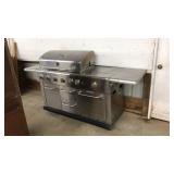 KENMORE STAINLESS STEEL OUTDOOR GRILL W/FRIDGE