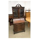 MAHOGANY DROP FRONT SECRETARY