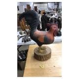 WOOD CARVED ROOSTER, BALTIMORE MD
