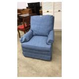 BLUE FABRIC ROCKER