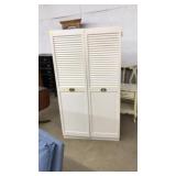 METAL LOUVARD DOOR STORAGE CABINET
