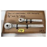 PAIR OF CRAFTSMAN USA RATCHETS
