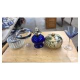 5 PC. ASST. GLASSWARE/COLLECTIBLES
