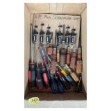 FLAT OF SCREWDRIVERS
