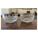(2) 4" WATERFORD BOWLS