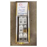 6 PC MASTER LOCKS, NEW