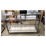 CHROME AND GLASS SHOW CASE