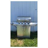 CHARBROIL STAINLESS STEEL GRILL W/SIDE BURNER
