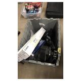 BOX OF ASST. WHEEL CHAIR PARTS & MISC