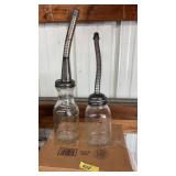 ANTQ. FILLING STATION OIL BOTTLES