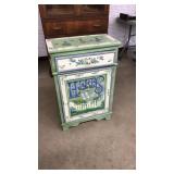 PAINTED "HERBS" SIDE CABINET