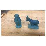 VAN BRIGGLE BIRD AND DONKEY
