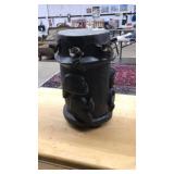 ORNATE CARVED AFRICAN DRUM
