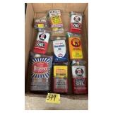BOX LOT OF COLLECTIBLE TINS