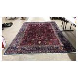 HAND TIED WOOL RUG, MADE IN IRAN
