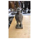 FOLK ART CARVED MAN WITH HAT