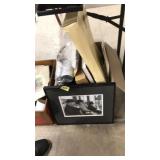 BOX OF ASST. ART & PHOTO SUPPLIES