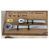 PAIR OF CRAFTSMAN USA RATCHETS