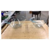 PYREX TEAR DROP MIXING BOWLS