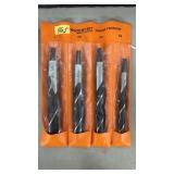 TURNED DOWN WOOD DRILL BIT SET