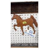 WOOD HORSE WALL ART
