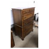 MAHOGANY CHEST ON CHEST