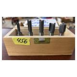 SET OF 1/2" ROUTER BITS