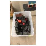 BOX OF ASST. TRAINS AND TRACKS