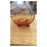 ART GLASS CENTER BOWL