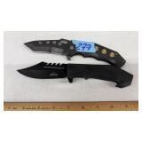 (2) MASTER TACTICAL FOLDING KNIVES