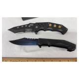 (2) MASTER TACTICAL FOLDING KNIVES