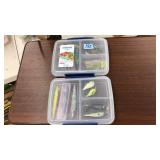 2 BOXES OF ASST. FISHING LURES