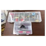 3 BOXES OF FISHING LURES